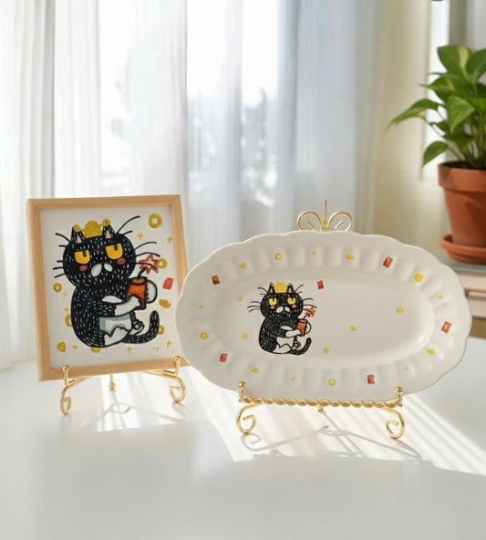 The Kids Art Keepsake Plate | Custom Hand-Painted Ceramic