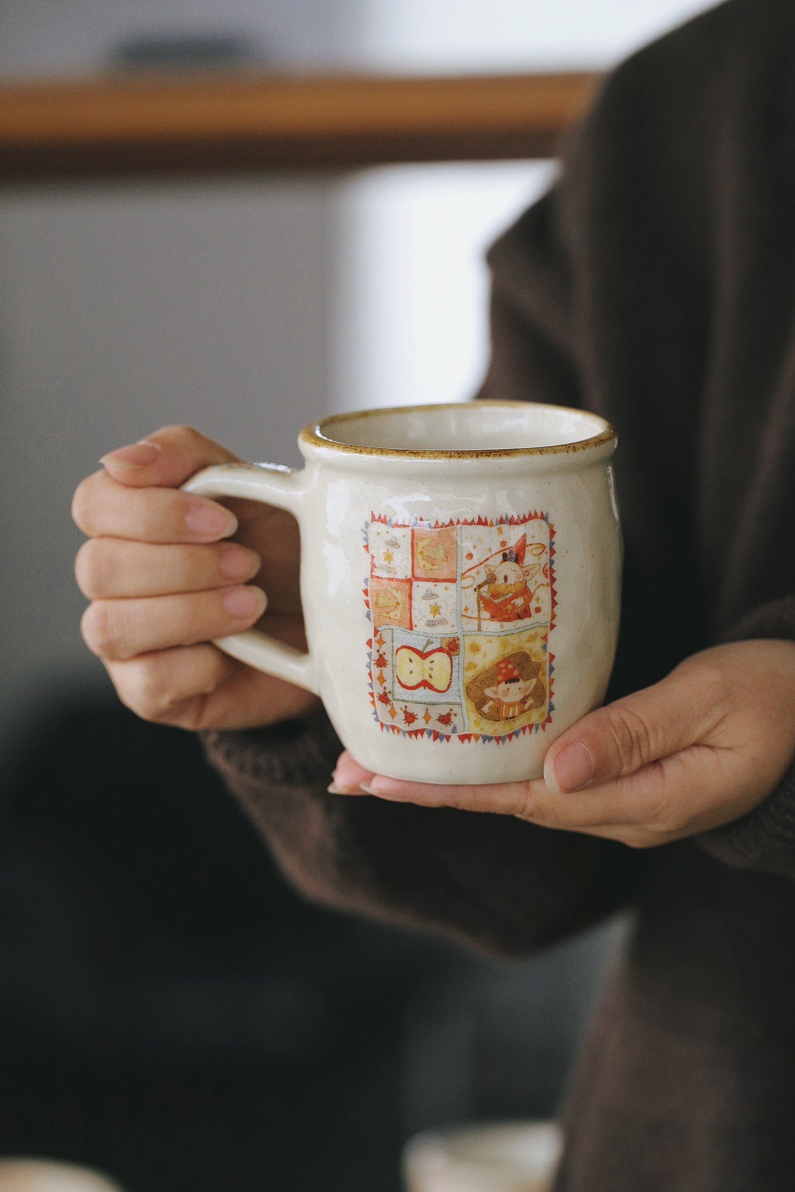 Fairytale Storybook Coffee Mug – Hand-Painted Ceramic Mug (280ml)