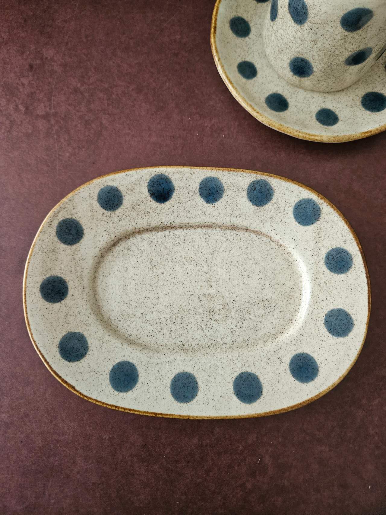 Little Dots — Handmade Ceramic Tea Cup & Saucer Set