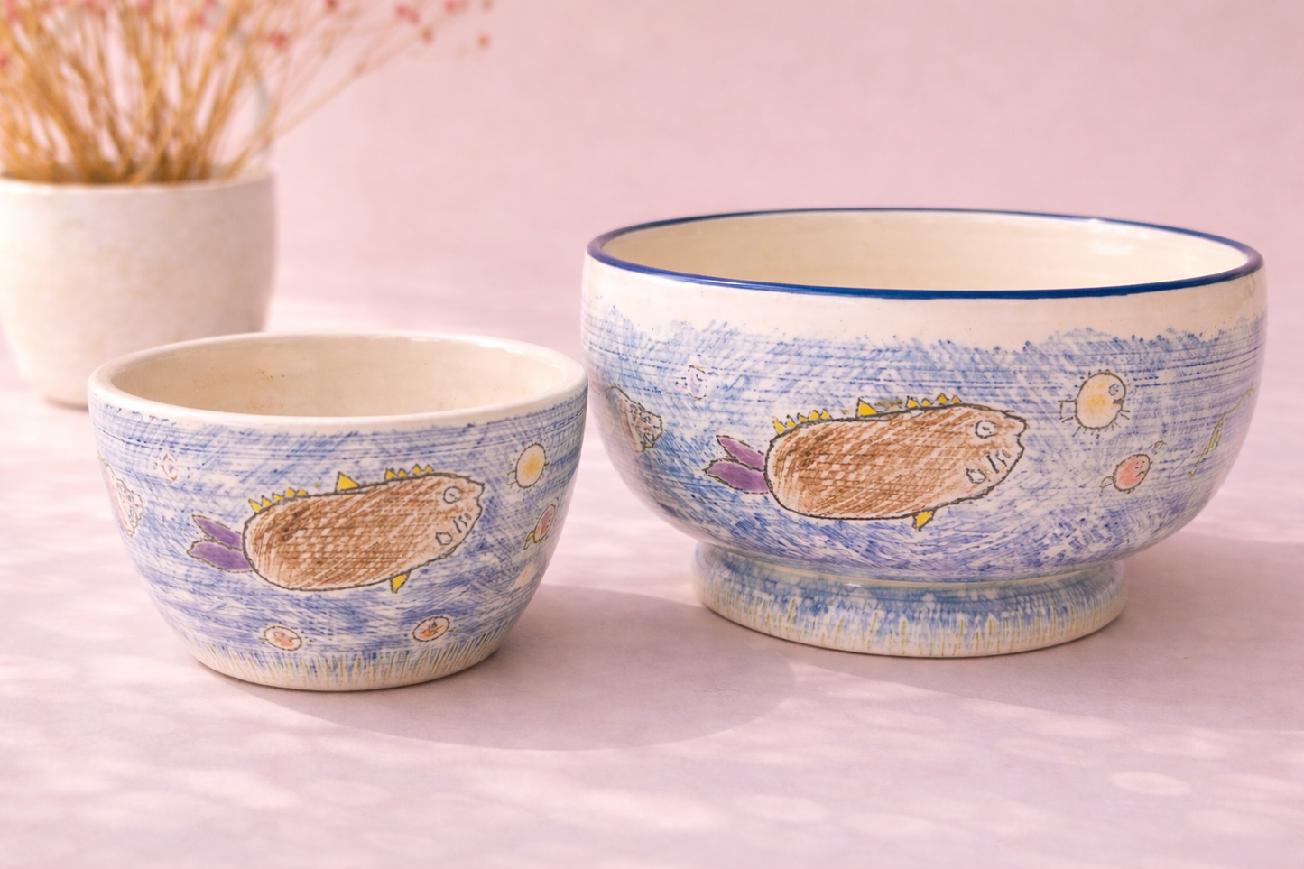 Keepsake Plates – Custom Hand-Painted Ceramic from Your Child's Drawing