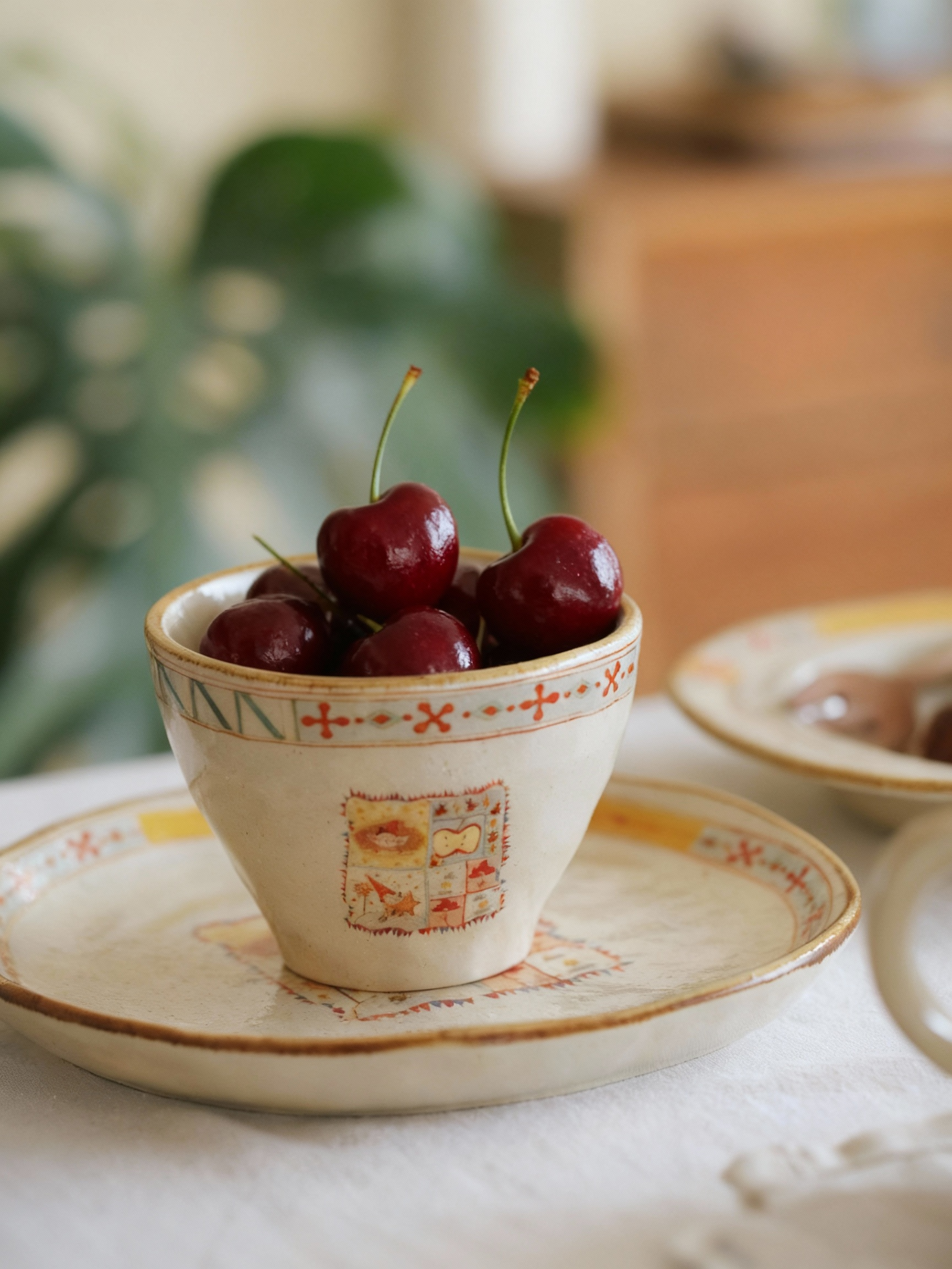 Fairytale Storybook Snack Bowl – Hand-Painted Ceramic Bowl