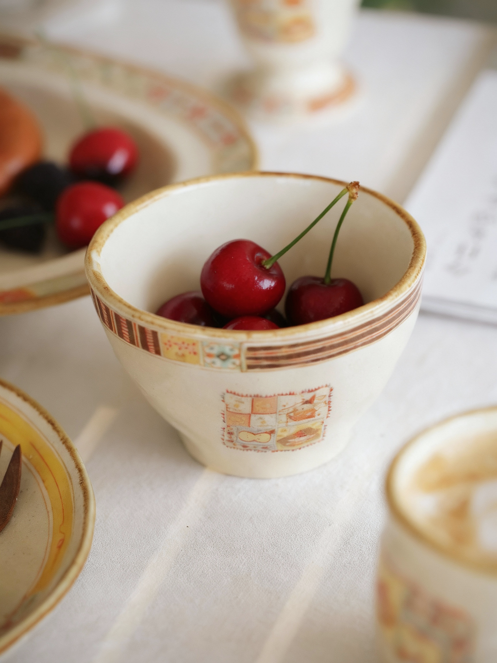 Fairytale Storybook Snack Bowl – Hand-Painted Ceramic Bowl